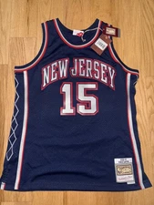 Vince Carter New Jersey Nets Mitchell &Ness Hardwood Classics 2006 Swingman Sz L