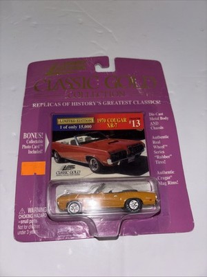 COUGAR XR-7 1970 ORANGE MERCURY CONV. 1/64 JOHNNY LIGHTNING CLASSIC GOLD #13