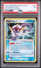 2007 POKEMON EX POWER KEEPERS GOLD STAR #102 VAPOREON-HOLO PSA 1 on eBay