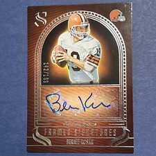2025 Silhouette Bernie Kosar Auto /199 Browns Framed Signatures #FS-BKR