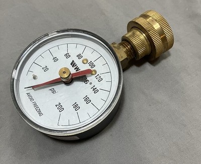 Watts brand Water Pressure Gauge - New open box gage - Low price & Low Shipping!