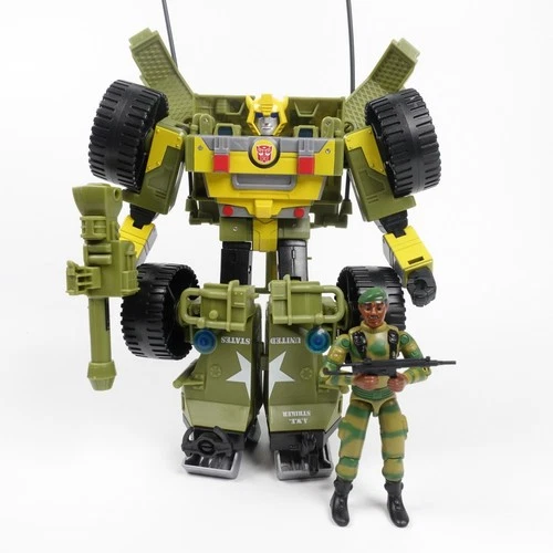 GI Joe x Transformers Bumblebee AWE Striker Stalker Figure Set
