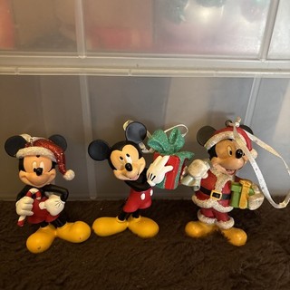 Vintage Disney Christmas Ornaments Mickey Mouse Minnie & Donald Duck