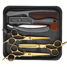 Professional Salon Hair Cutting Thinning Scissors Barber Shears Hair Styling Set