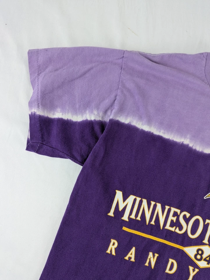 Рубашка Randy Moss Minnesota Vikings галстук-краситель фиолетовая мужская M средняя для всех спортивных мероприятий - Изображение 2 из 4