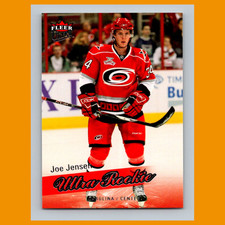 Joe Jensen Rookie #235 2008-09 Ultra Carolina Hurricanes Hockey Card NHL