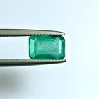 2.47ct Natural Emerald octagon cut nice green good luster untreated gemstone