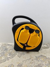 SLx Outdoor Extension Lead Waterproof, 20m, 2 Socket Extension Reel, Heavy Duty 