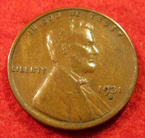 1931 S Lincoln Wheat Cent/Penny - Circulated - VF - Actual Coin B351