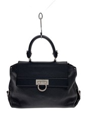 Salvatore Ferragamo Shoulder Bag Leather BLK Solid BW 21 A896