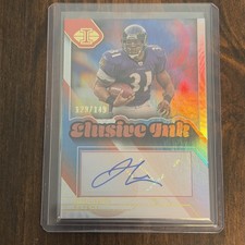2022 Panini Illusions Elusive Ink Jamal Lewis Silver Auto 129/149 #EI-JL