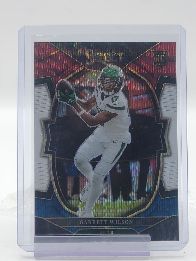 GARRETT WILSON 2022 SELECT CONCOURSE ROOKIE TRI COLOR PRIZM JETS RC /249 Q3882