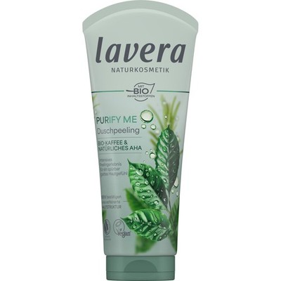 Lavera Peeling Purify Me Bio-Kaffee & natürliches AHA   200 ml