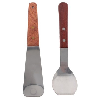 2 Stück Edelstahllöffel Eiscreme-Fruchtschaufeln Dessertlöffel