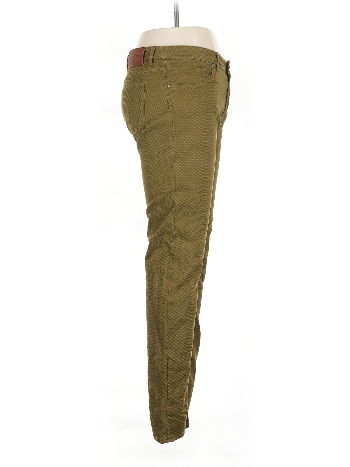 Massimo Dutti Women Green Khakis 31W thumbnail 3