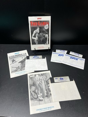 EPYX World Games; California Games; & The Games Commodore 64 Vtg 3 game bundle