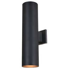 Vaxcel Lighting T0652 Chiasso 2 Light 20" Tall Outdoor Wall - Black