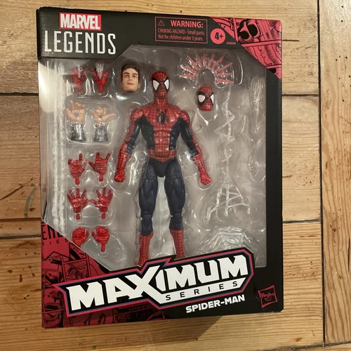Marvel Legends Maximum Series Spider-Man Collectible 6" Action Figure by Hasbro