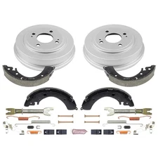 PowerStop KOE15309DK Rear Drum Brake Kit Shoes Set for 1996-00 Honda Civic DX HX