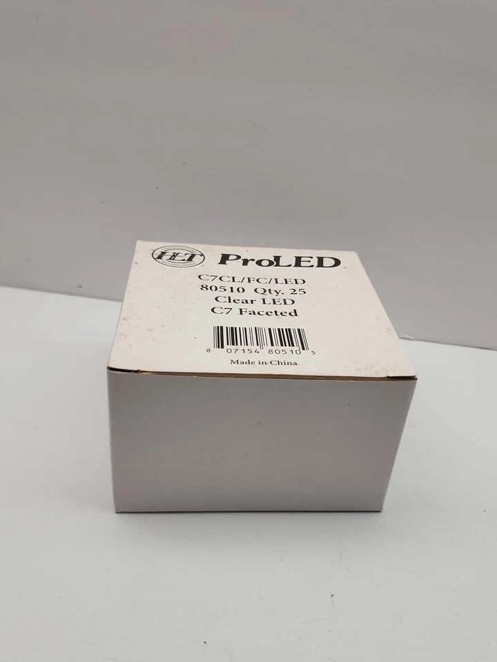25 Quantity Halco C7CL/FC/LED NIB 80510 Clear C7 LED Candelabra Bulbs 👍new  - Image 2 of 4