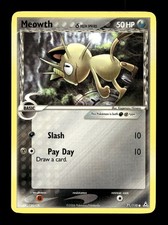 Meowth 71/110 Common Holon Phantoms Pokemon Near Mint