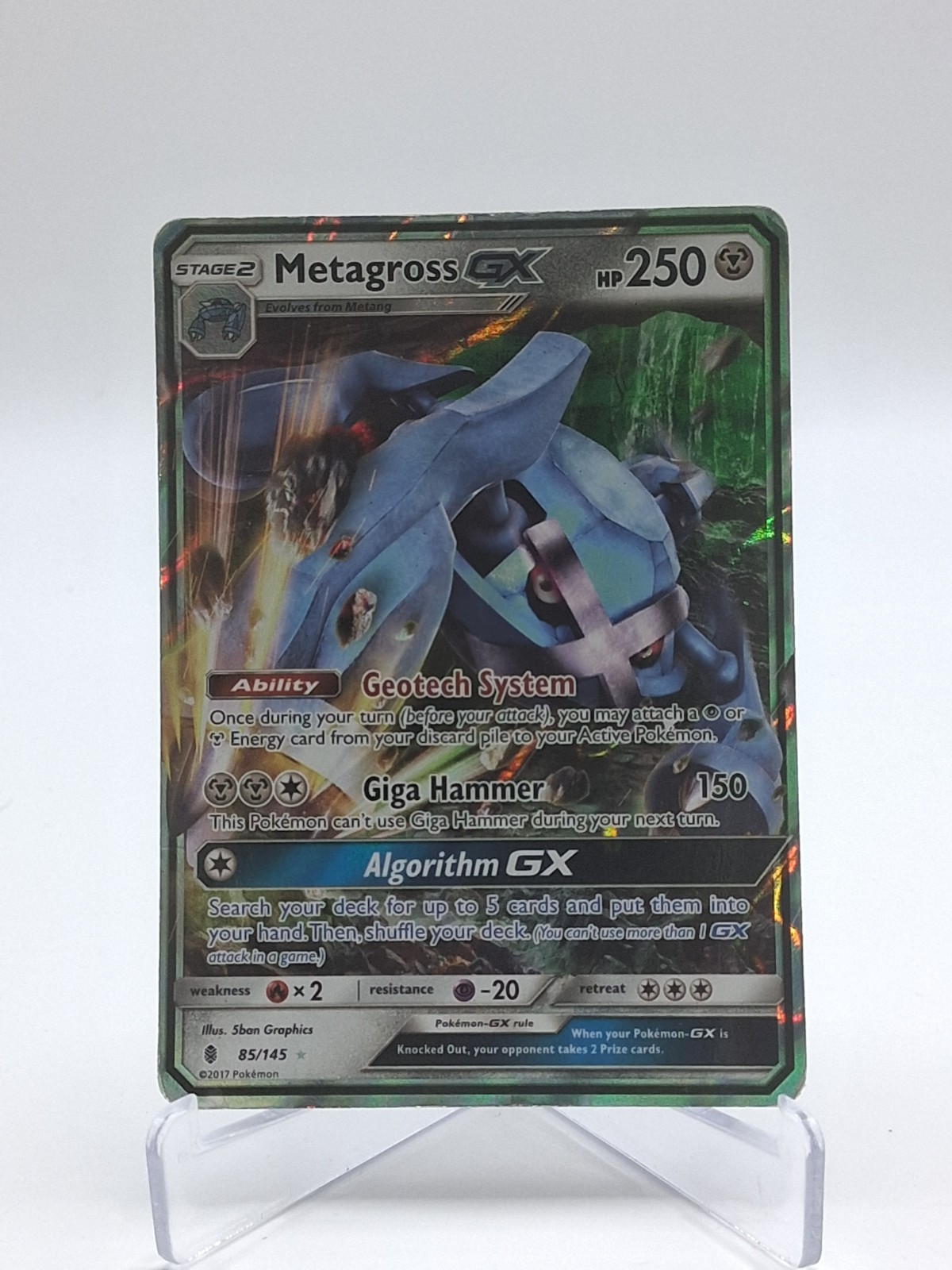 Metagross GX 85/145 Sm-Guardians Rising Holo