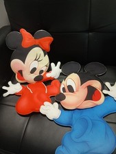 Vintage 1984 Disney Baby Mickey Minnie Mouse Babies Nursery Wall Hanging 14