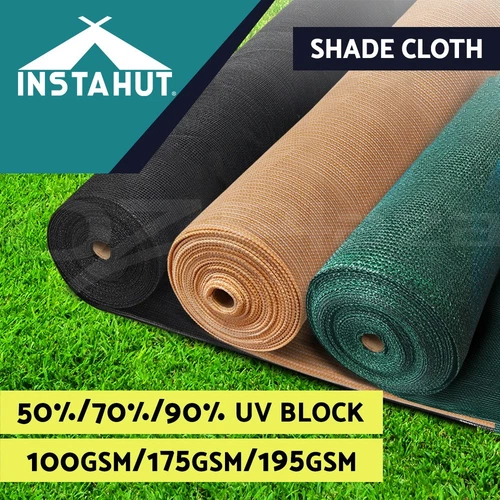 Instahut Shade Cloth Shadecloth Sail 50% 70% 90%UV Mesh Roll Garden Outdoor - Picture 1 of 9