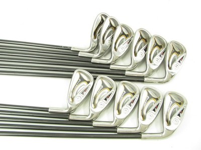 Turbo-Power Ti7 iron set 3-PW+AW+SW+LW w/ Graphite Regular