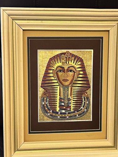 Pharaoh Reproduction Print In Frame NOTE CONDITION