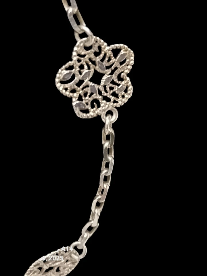 Collana Argento 925 In Filigrana - Immagine 4 di 4