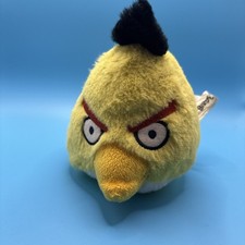 Angry Birds Chuck Yellow Bird Plush Stuffed Animal 5 Toy