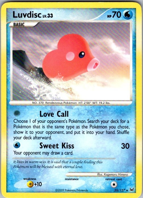 Luvdisc Rare Platinum 35/127 MP