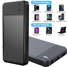 30000mAh Power Bank Portable Super Fast Charger External Battery Buy 2  get 1 