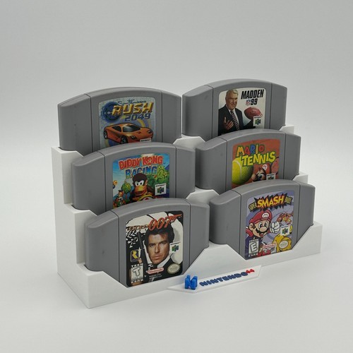Soporte Soporte Cartucho Nintendo 64 | Expositor Juego Retro para Juegos N64 - Imagen 3 de 16