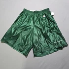 Champion Basketball Shorts Mens L Green Shiny Nylon Athletic Vintage 90's y2k