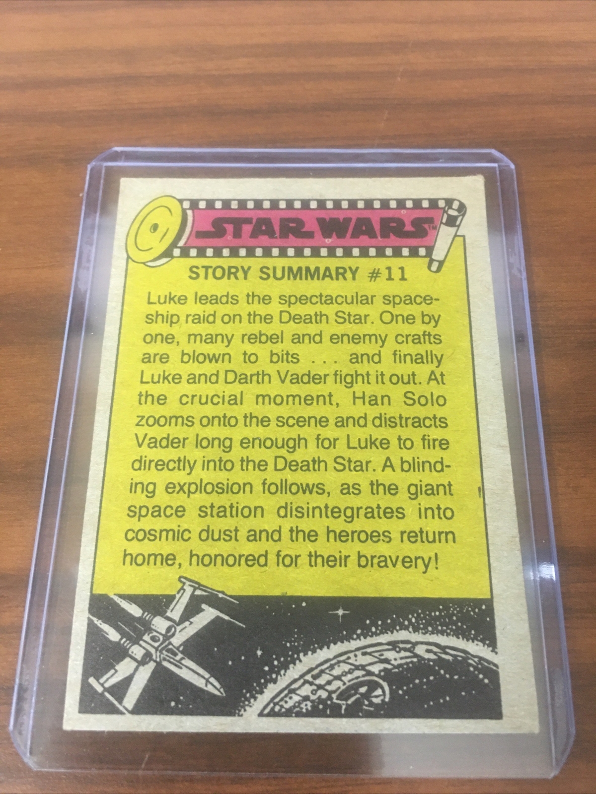 STAR WARS card 66 Topps 1977 First Series Blue. VG+. (C) eBay