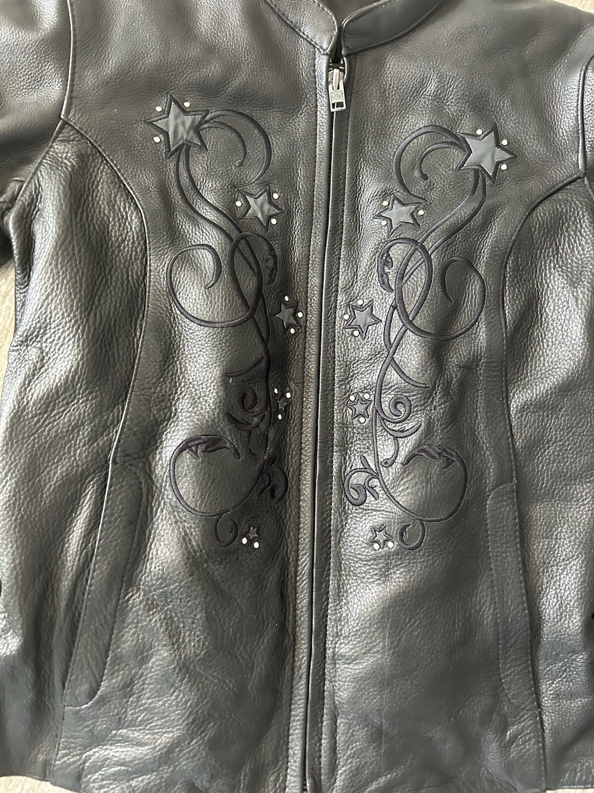 Women’s Learher  Jacket with two inside Concealed… - image 3