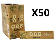 Feuille à rouler OCB SLIM Bambou BAMBOO non blanchie Virgin Naturel NEUF X50