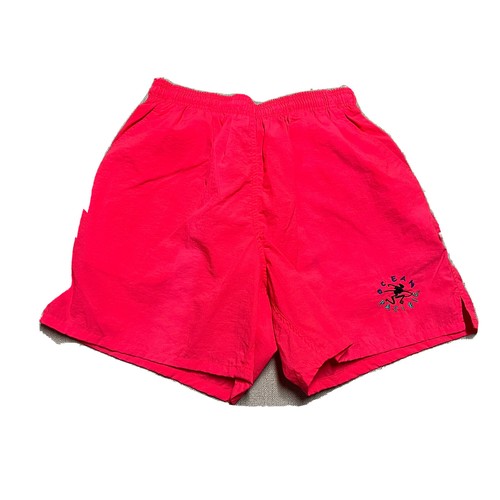 Vintage Ocean Pacific Neon Pink Swimtrunks Board Shorts Mens M Surf NWT 80s