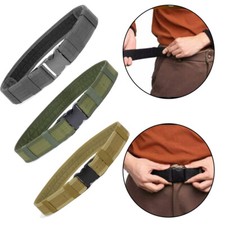 Mens Army Tactical Belt Quick Release Military Nylon Belt with Heavy Duty Buckle