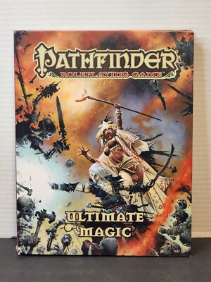 PATHFINDER ROLEPLAYING GAME: ULTIMATE MAGIC  By Paizo Staff  HARDCOVER *GC*