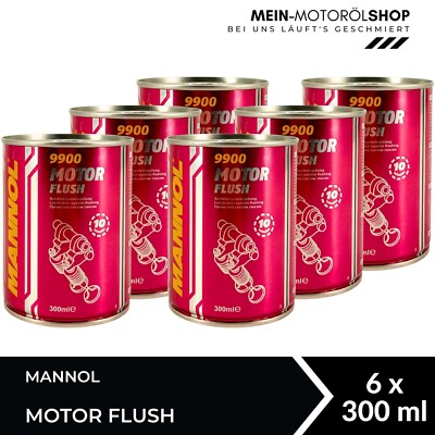 Mannol MN9900 Motor Flush Motorspülung Motorreiniger 6x300 ML