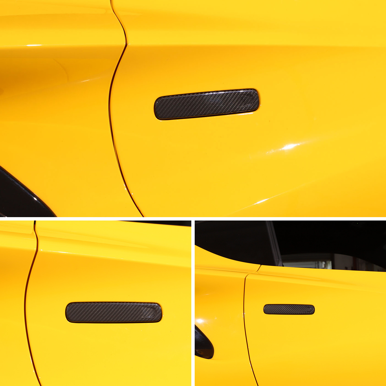 Real Carbon Fiber Exterior Door Handle Cover Trim For Lotus EMIRA 2021-2023