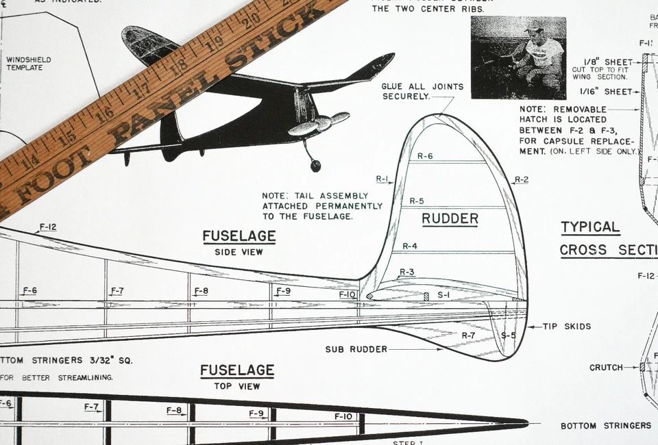 KORDA POWERHOUSE 33 Berkeley PLANE para construir un avión modelo CO2 de 33" Foto 3 de 4