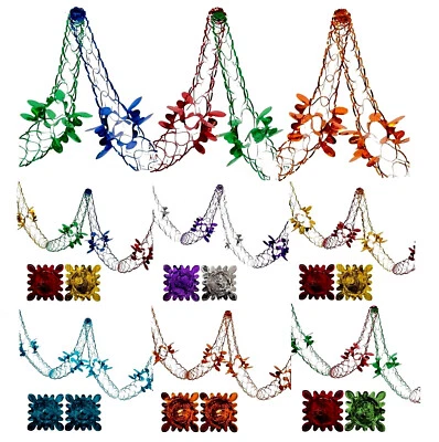 Christmas foil garland decoration celebration ceiling hanging Colour to choose