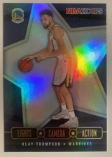 2020-21 Hoops Lights Camera Action Klay Thompson Golden State Warriors #27