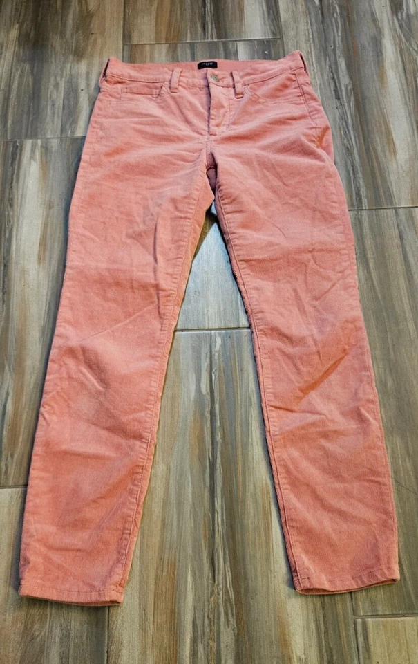 Niñas J Crew Vaqueros Corderoy/Cintura 25, Entrepierna 26/Rosa (Rubor) Foto 4 de 4
