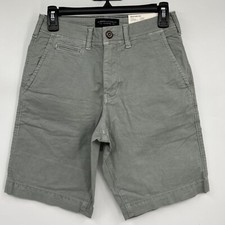 NWT American Eagle Shorts Boys Size 26 Green Chino Style Classic Next Level Flex