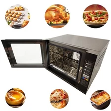 60L Commercial Electric Convection Spray Oven Hot Air Circulation Bakery Roast